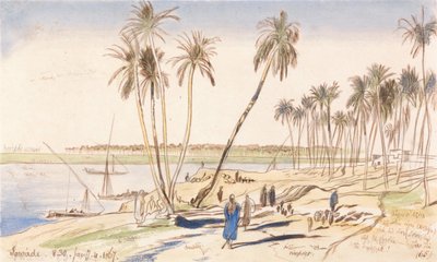 Sowadi, 4 januari 1867, 8:30 uur door Edward Lear